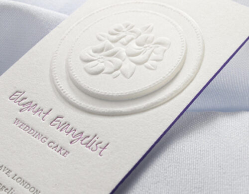 Embossed Business Cards